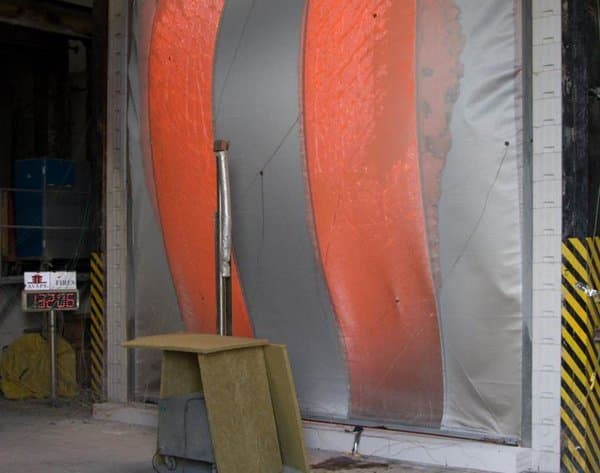 Ein weiterer Test von Rollläden bei FIRES in der Slowakei